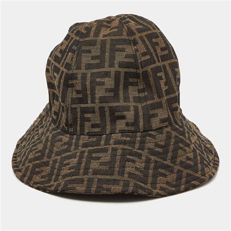 fendi zucca bucket hat|Fendi Zucca FF Bucket Hat w/ Tags .